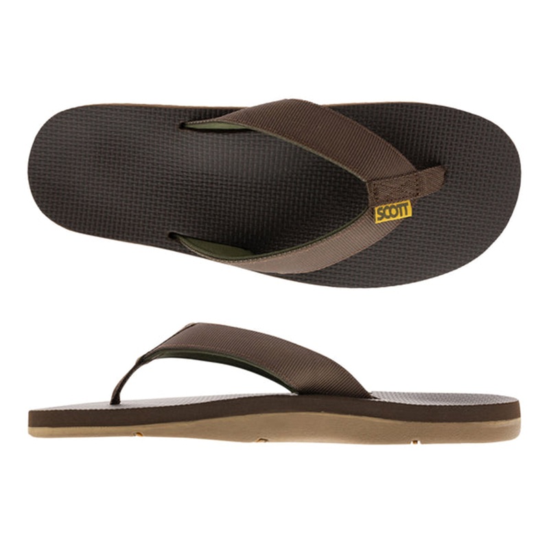 SCOTT MANAULA 4124 MENS CHOCOLATE SANDAL