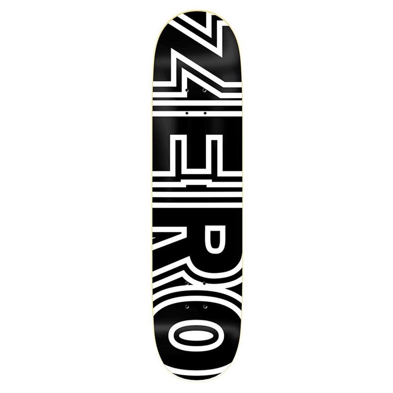 ZERO BOLD BLACK WHITE DECK 7.75
