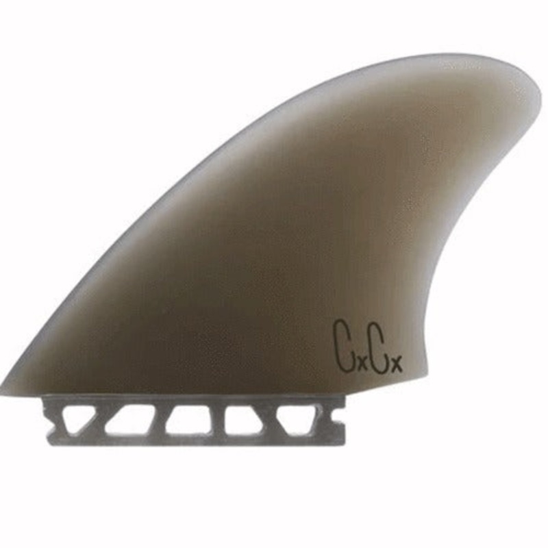 CAPTAIN FINS CO. CHRISTENSON SINGLE TAB KEEL GREY SMOKE