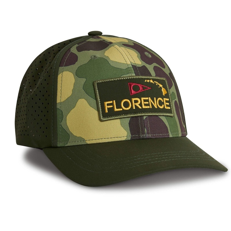 FLORENCE MARINE X AIRTEX TRUCKER HAT TROPIC CAMO