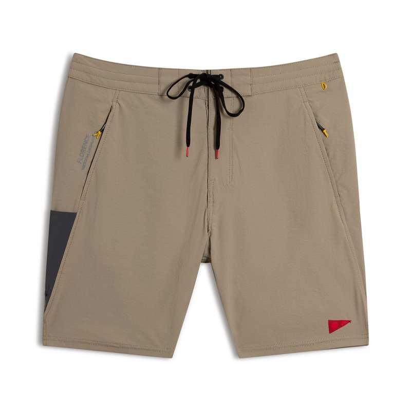 FLORENCE MARINE X F1 CORDURA UTILITY SHORT VINTAGE KHAKI