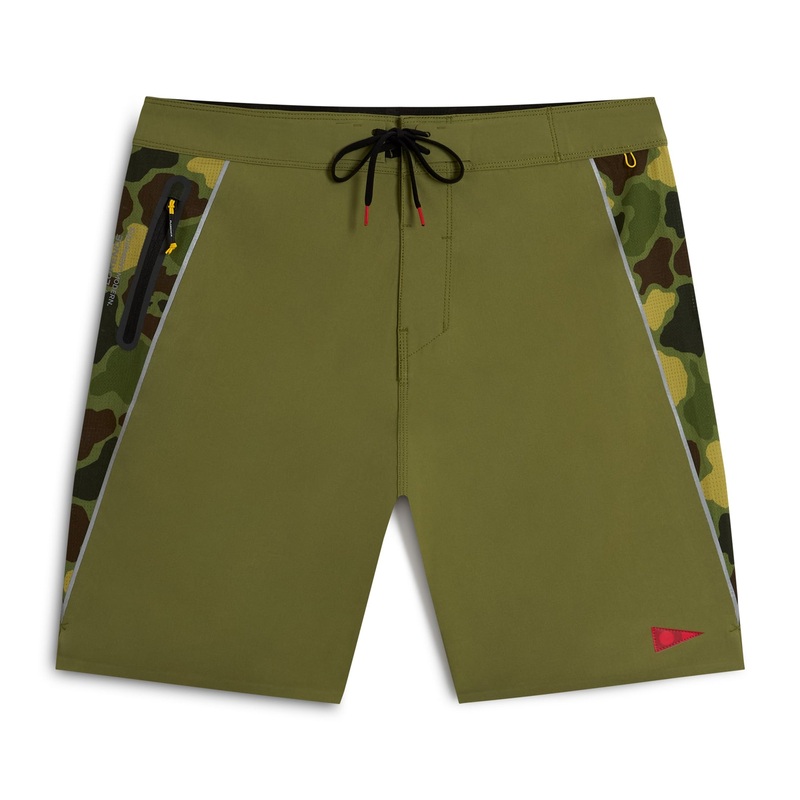 FLORENCE MARINE X ZERO AIRTEX BOARDSHORT TROPICAL GREEN