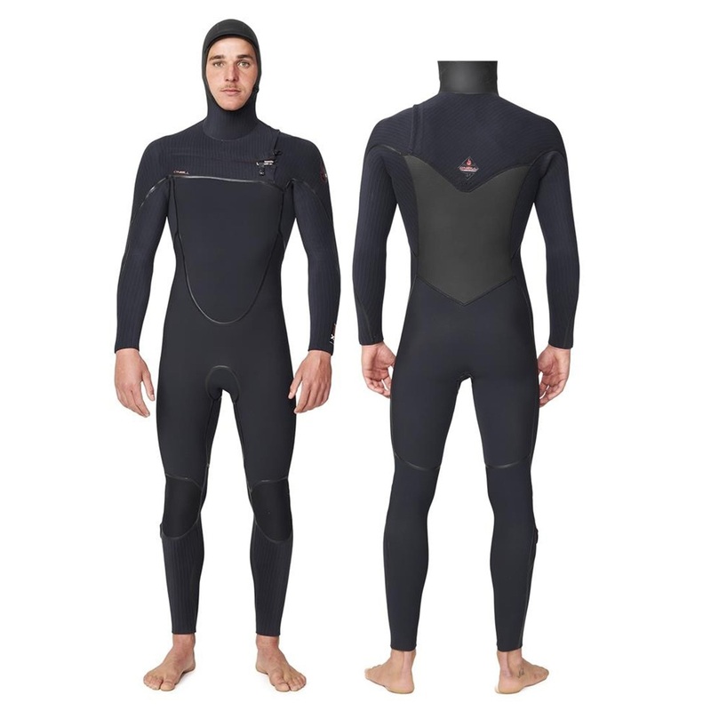 O'NEILL MENS HYPER FIRE X CZ FULL W/ HOOD 5/4MM STEAMER 2025