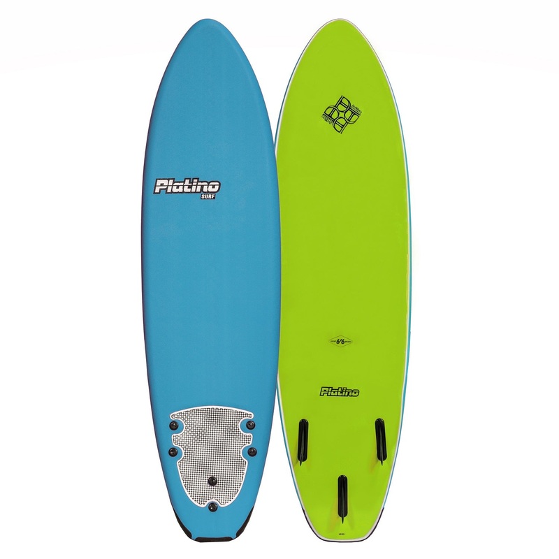 PLATINO 6'6 SOFTBOARD AZURE BLUE LIME