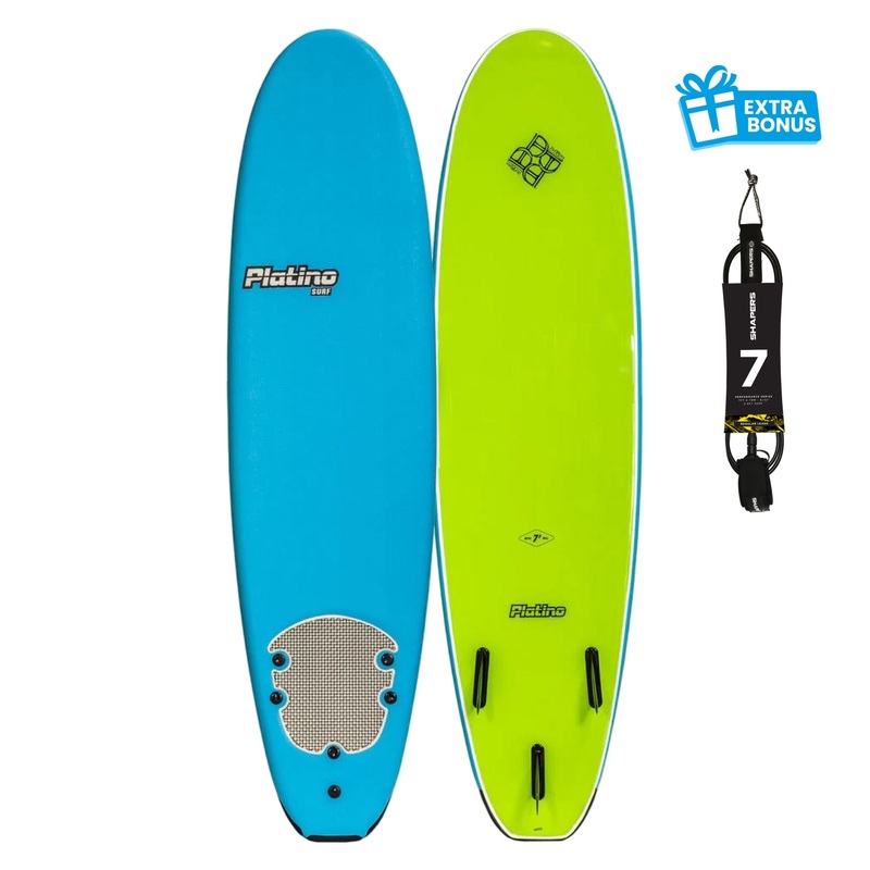 PLATINO 7'0 SOFTBOARD AZURE BLUE LIME