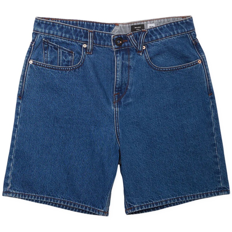 VOLCOM BILLOW DENIM SHORT OLIVER MID BLUE
