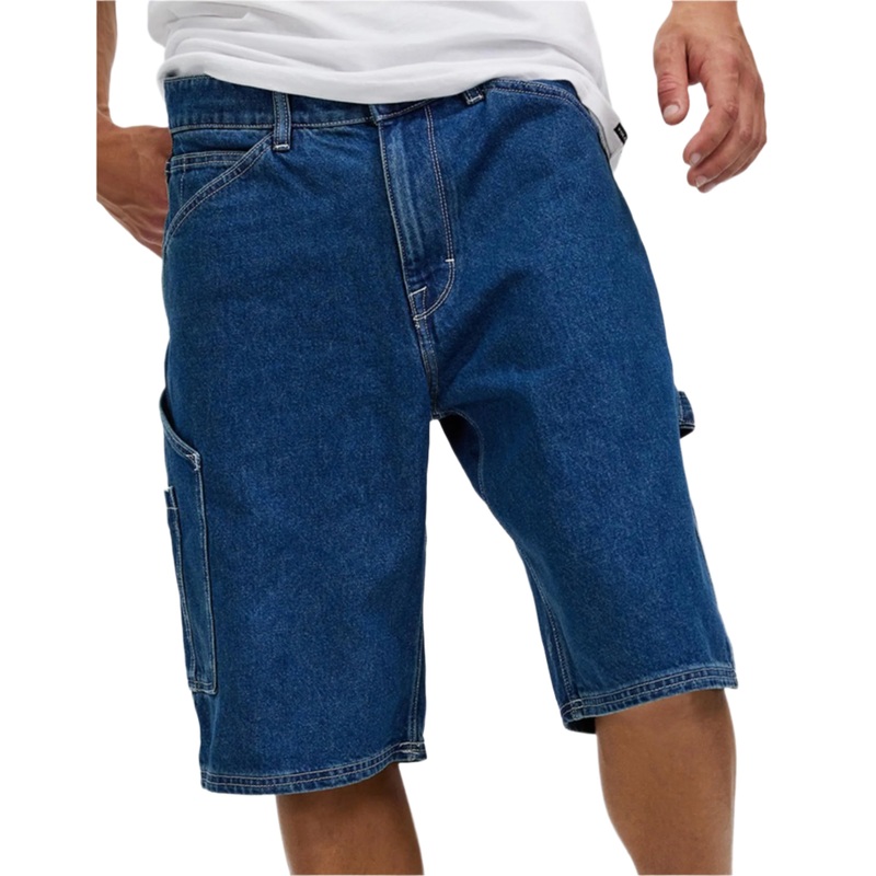 VOLCOM LABORED DENIM UTILITY SHORT