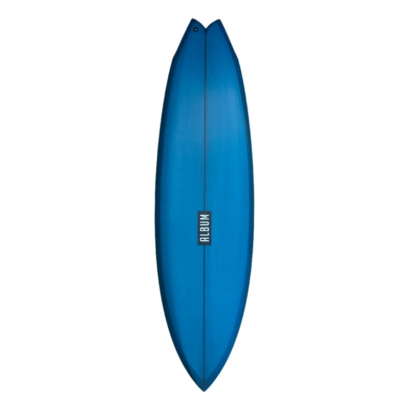 ALBUM TWINSMAN 6'4 DENIM NAVY TINT PU SURFBOARD