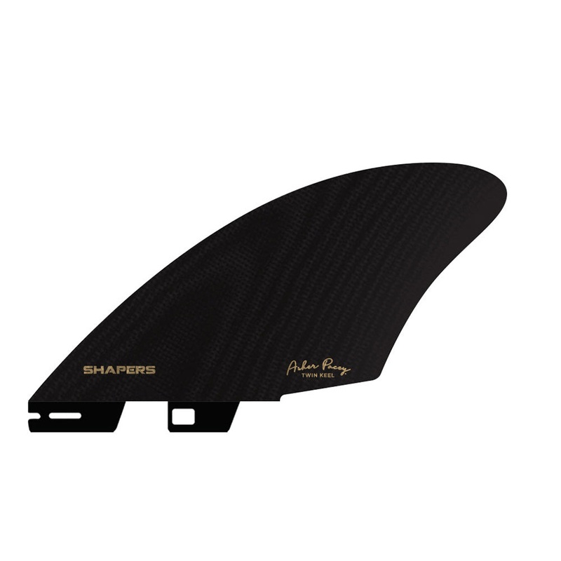 ASHER PACEY BLACK GLASS TWIN KEEL SHAPERS 2