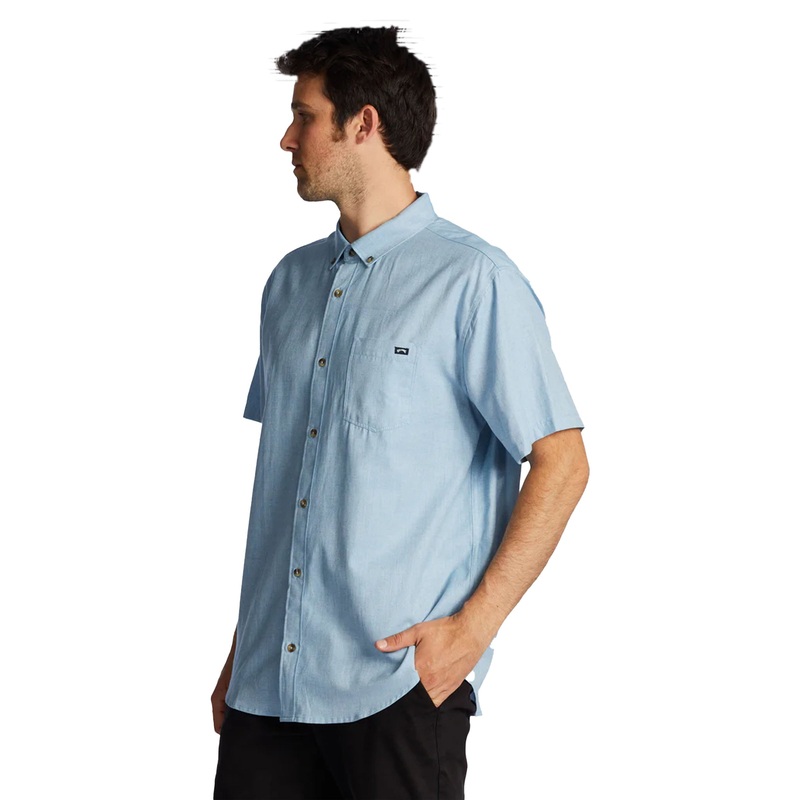 BILLABONG ALL DAY POWDER BLUE T-SHIRT
