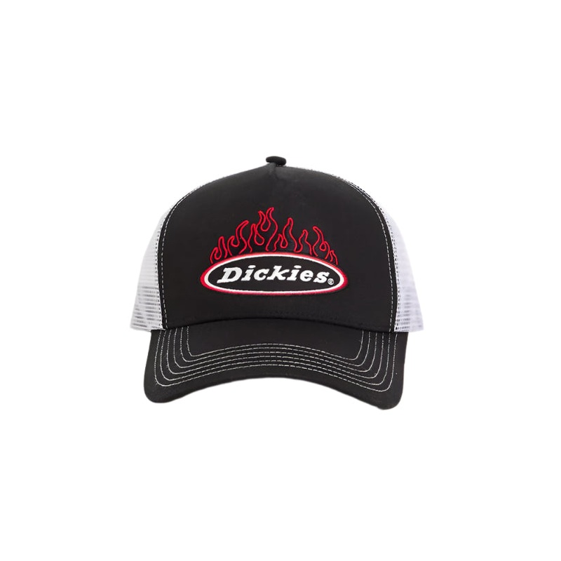 DICKIES FIRE BOY CURVE PEAK TRUCKER CAP