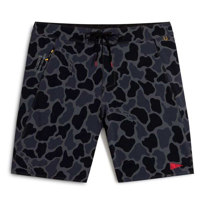 FLORENCE MARINE X CORDURA AIRTEX BOARDSHORT BLACK CAMO