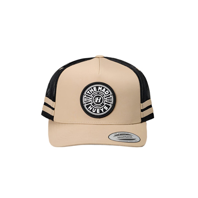 MAD HUEYS SERIES TWILL TRUCKER CAP TAN