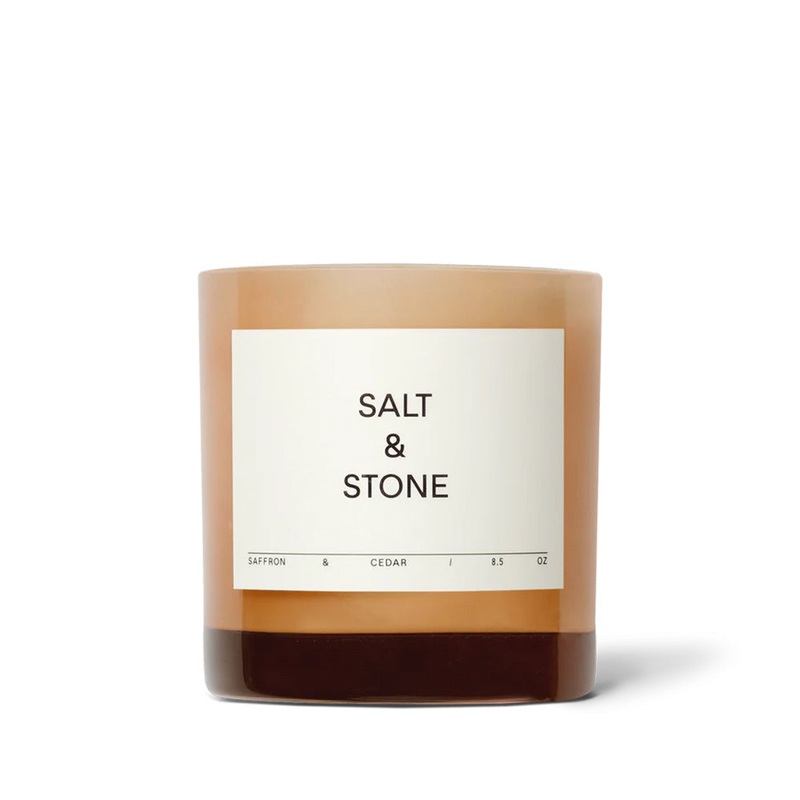 SALT & STONE CANDLE SAFFRON CEDAR