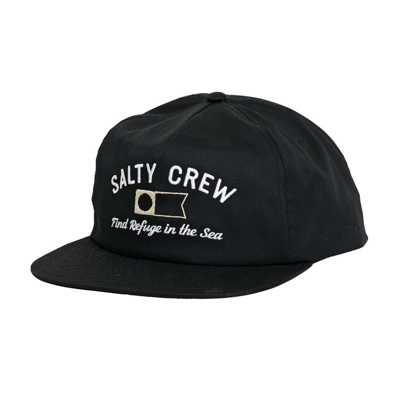 SALTY CREW NAUTICAL 5 PANEL BLACK