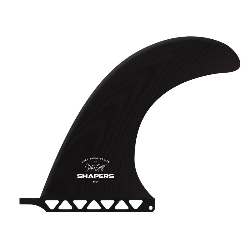 SHAPERS 9.6" CLINTON GUEST SURF BREAK SERIES - BLACK