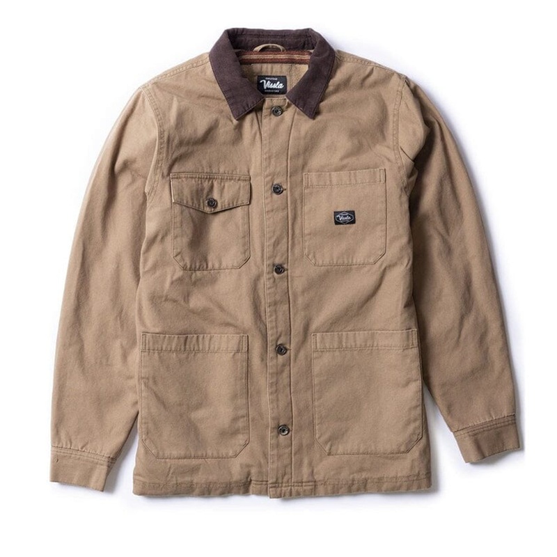 VISSLA PETERSON JACKET DARK KHAKI