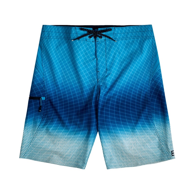 BILLABONG BOYS FLUID PRO ACID BLUE BOARDSHORT
