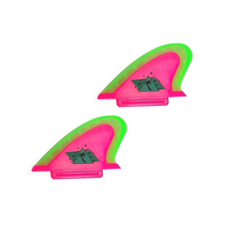 CATCH SURF BEATER PRO SAFETY TWIN FIN HOT PINK NEON LIME
