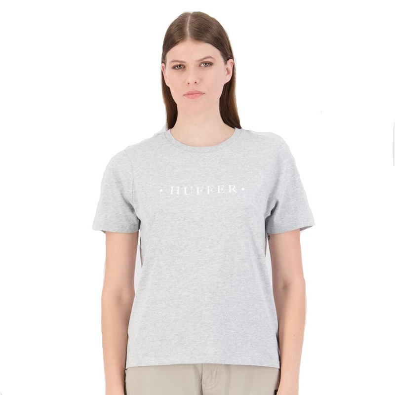 HUFFER WOMENS STELLA TEE/UPSTREAM (GREY MARLE)