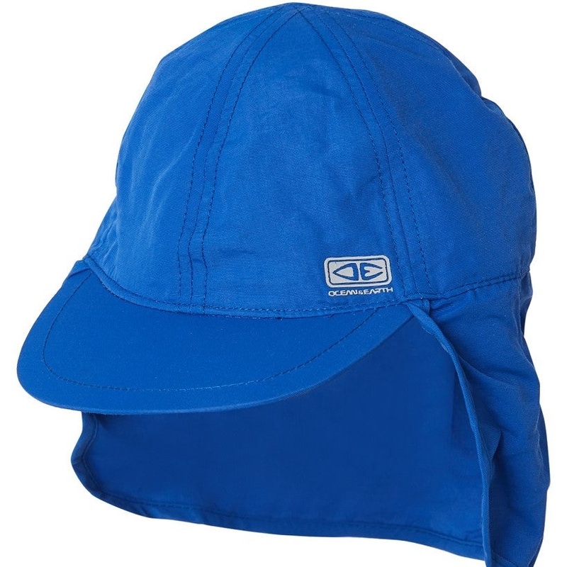 OCEAN AND EARTH KIDS SUNBREAKER BEACH HAT BLUE