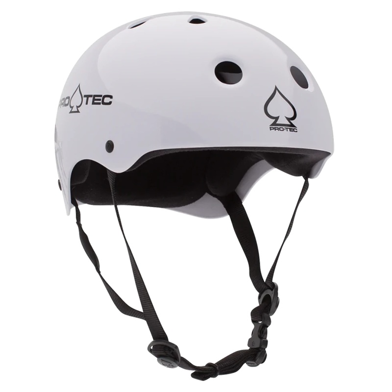 PRO-TEC CLASSIC SKATE GLOSS WHITE HELMET
