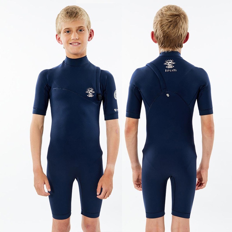 RIP CURL JUNIOR E BOMB 2/2MM ZIP FREE SPRING