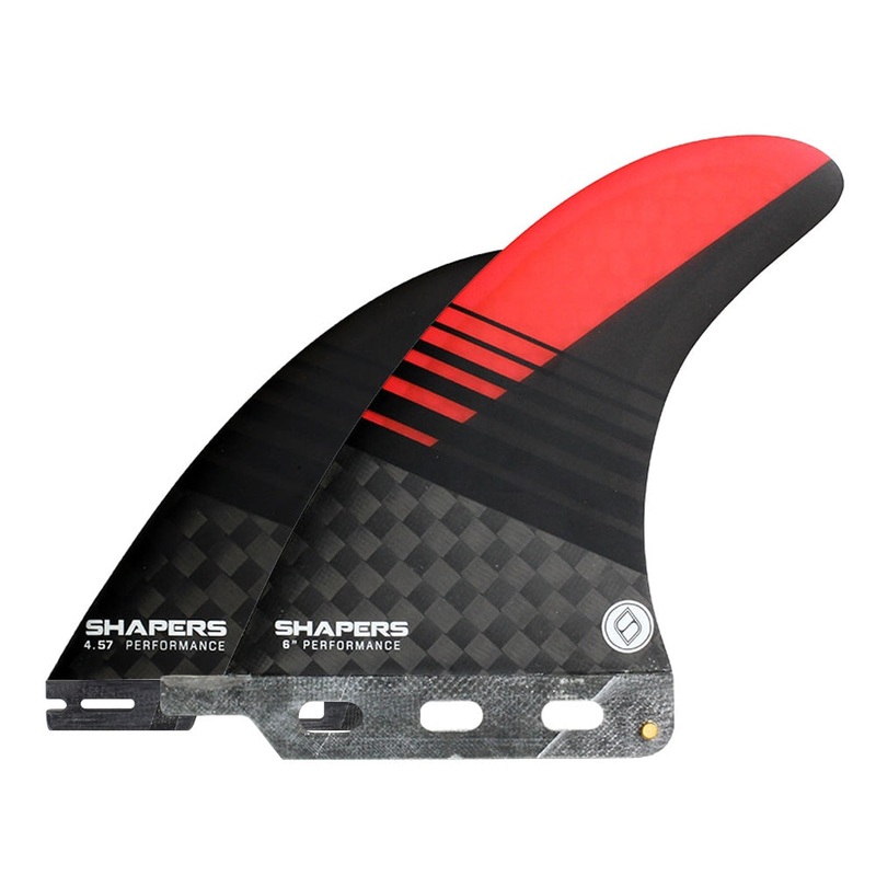 SHAPERS 6" 2+1 PERFORMANCE S2-TAB THRUSTER SET