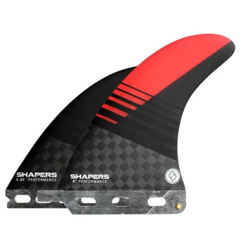 SHAPERS 6" 2+1 PERFORMANCE SINGLE TAB THRUSTER SET