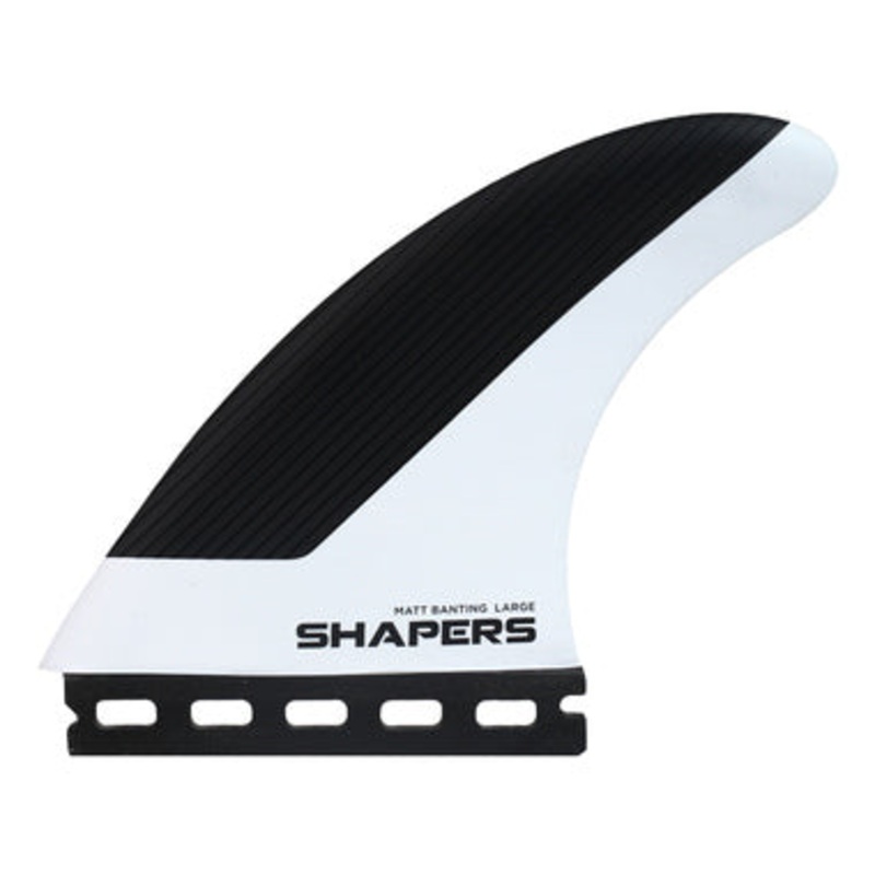 SHAPERS BANTING PRO CARBON HYBRID 3-FIN MEDIUM SINGLE TAB