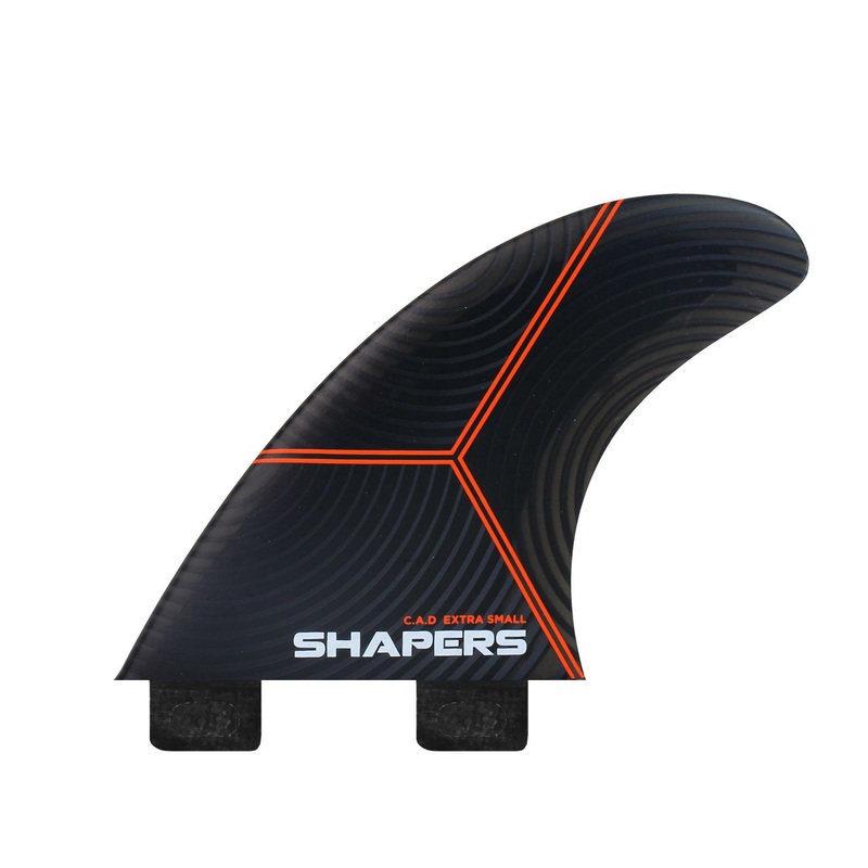 SHAPERS C.A.D X-SMALL 3-FIN DUAL TAB