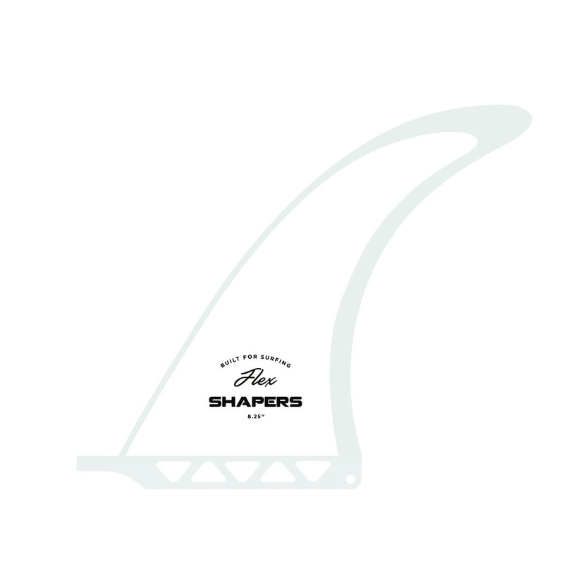 SHAPERS FLEX 8.25 WHITE LONGBOARD FIN