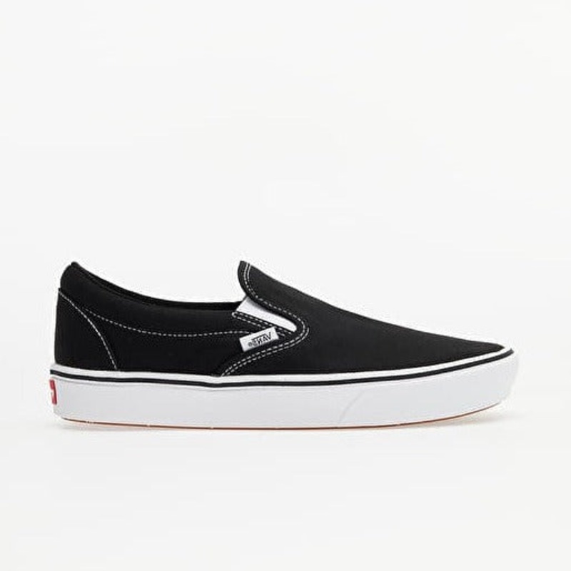 VANS COMFYCUSH SERIES SLIP ON BLACK WHITE