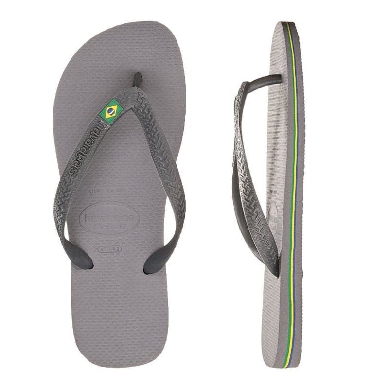 HAVAIANAS TOP BRAZIL STEEL GREY