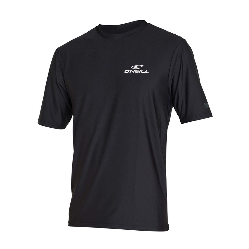 O'NEILL REACTOR UV SHORT SLEEVE RASH TEE BLACK