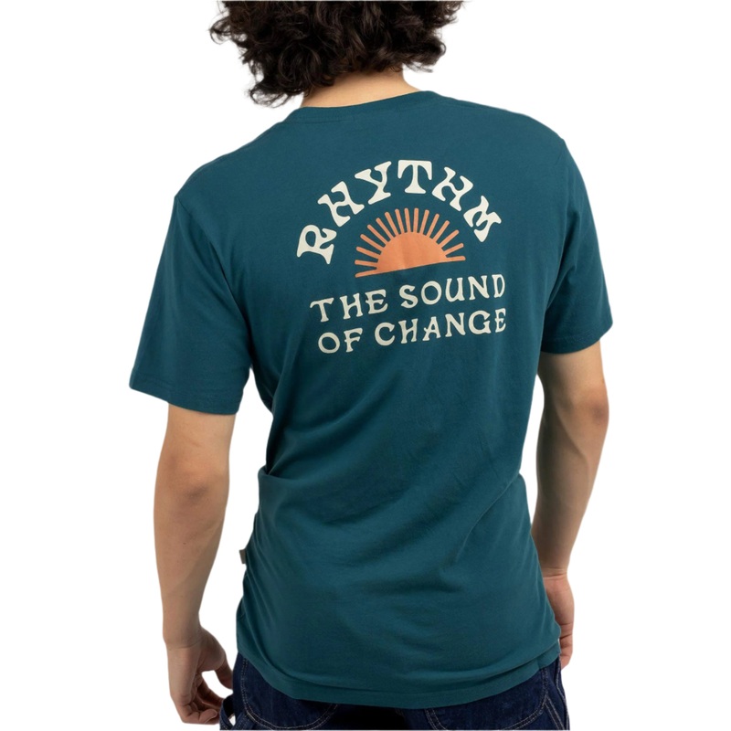 RHYTHM AWAKE Ss T-SHIRT TEAL