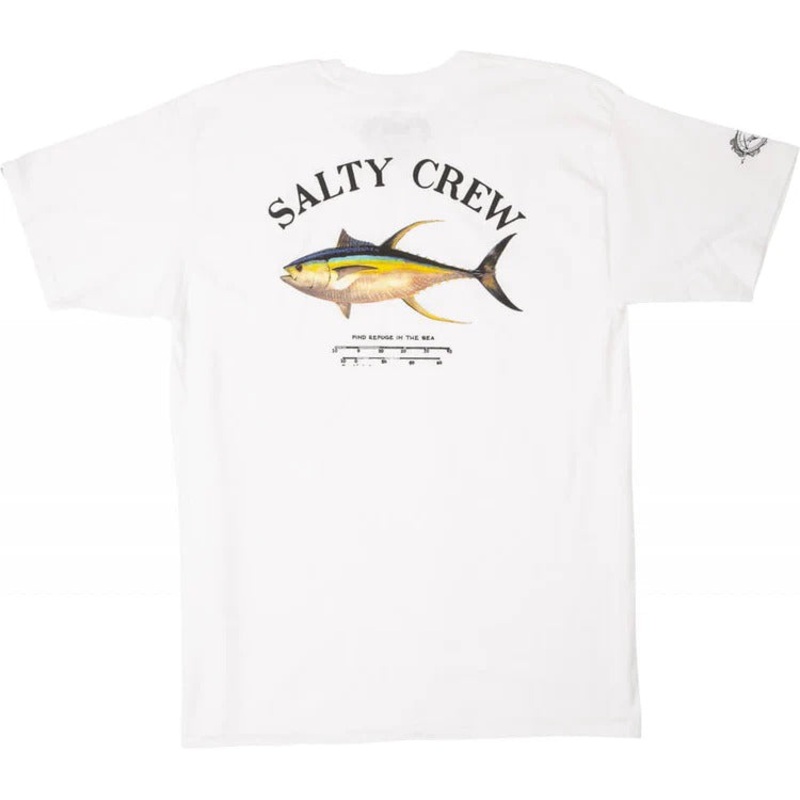 SALTY CREW AHI MOUNT SHIRT WHITE