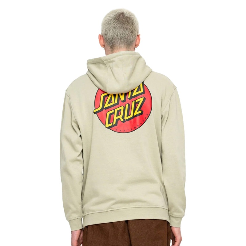SANTA CRUZ CLASSIC DOT CHEST HOODY NICKLE
