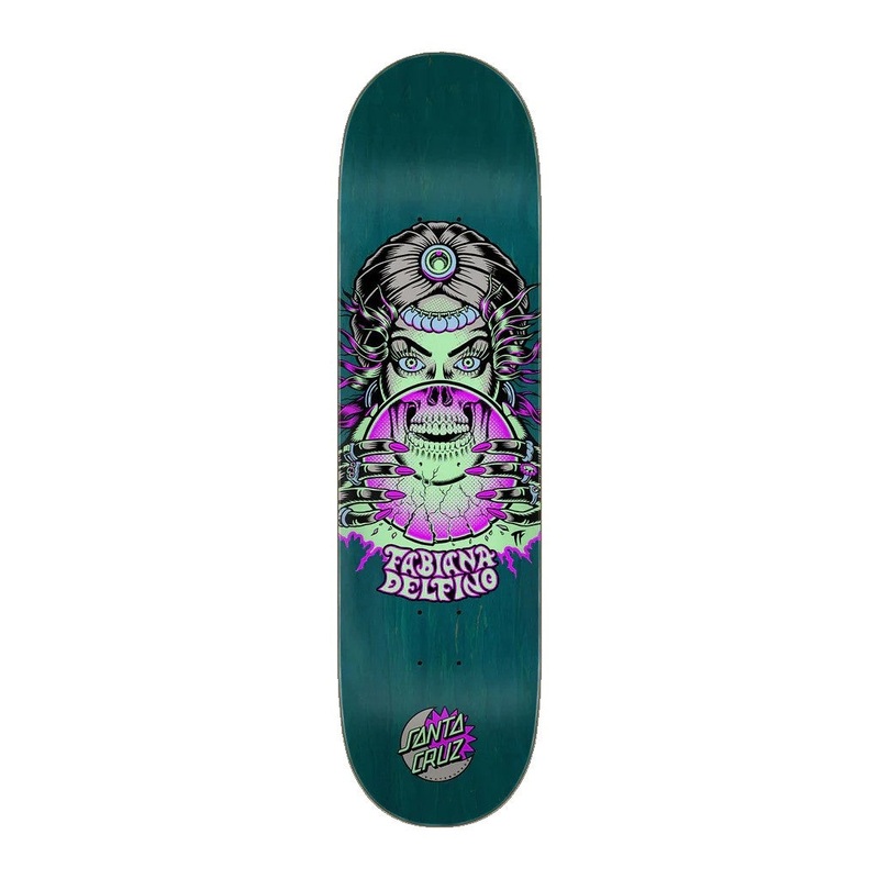 SANTA CRUZ DELFINO FORTUNE TELLER VX GLOW DECK 8.25