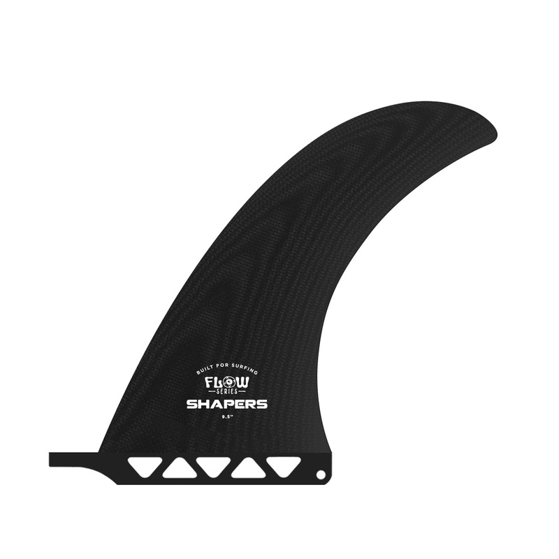 SHAPERS 9" FLOW  BOX FIN BLACK