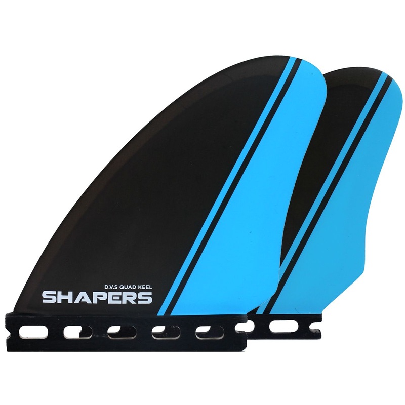 SHAPERS DVS CARBONFLARE QUAD KEEL SINGLE TAB BLUE BLACK