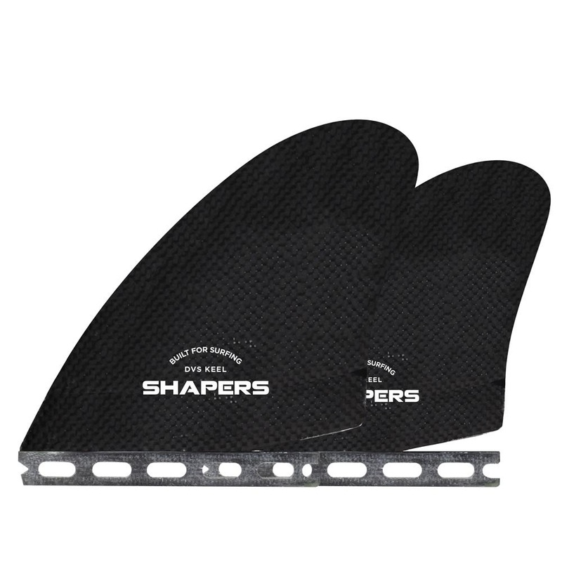 SHAPERS DVS SPECIALTY CORELITE QUAD KEEL SINGLE TAB BLACK
