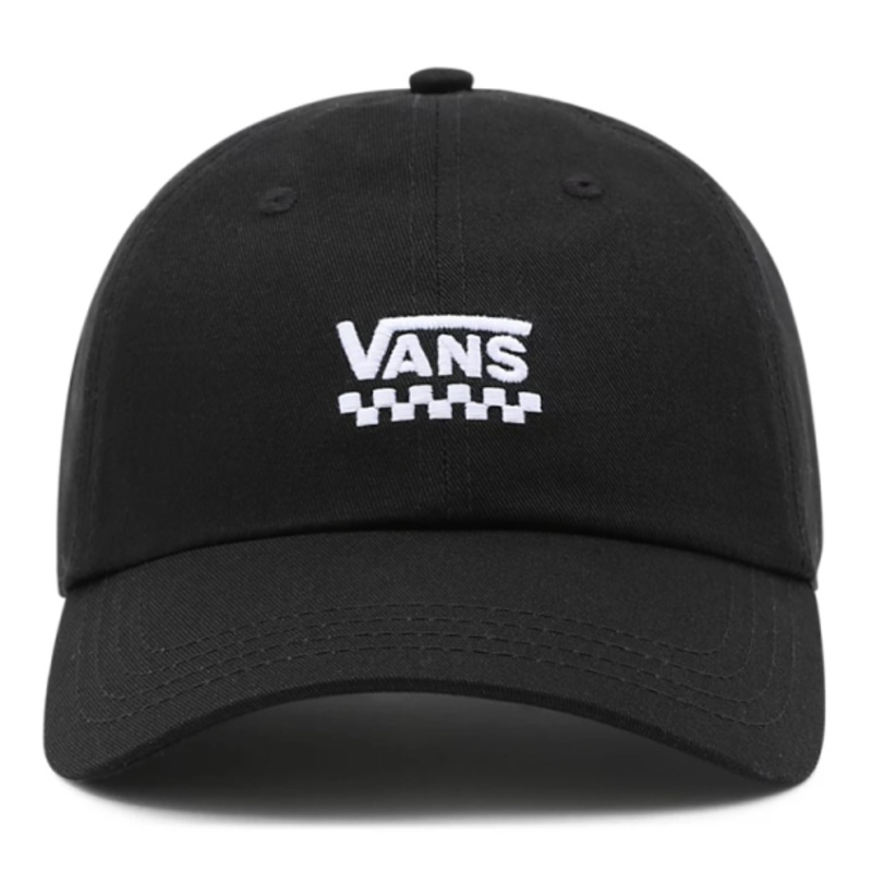 VANS COURT SIDE HAT CHECKER BLACK OSFA