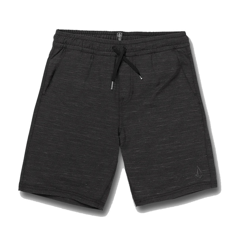 VOLCOM BOYS UNDERSTONED EW HYBRID SHORT BLACK