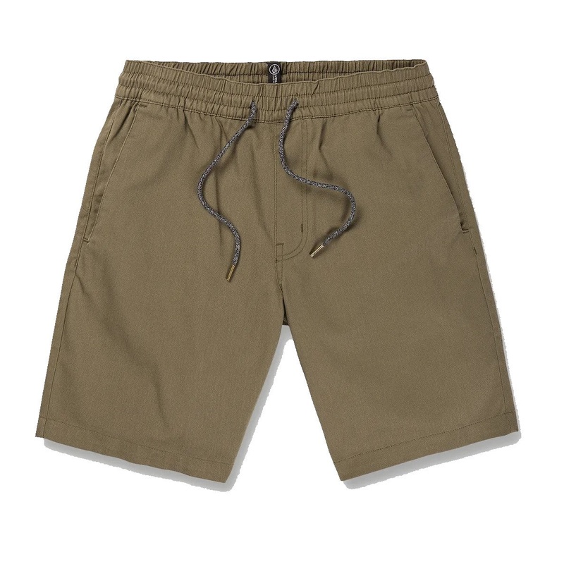 VOLCOM FRICKIN ELASTIC WAIST SHORT 19" WINTERMOSS