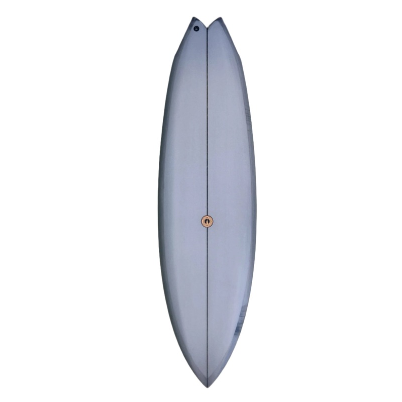 ALBUM TWINSMAN 6'2 GREY TINT PU SURFBOARD
