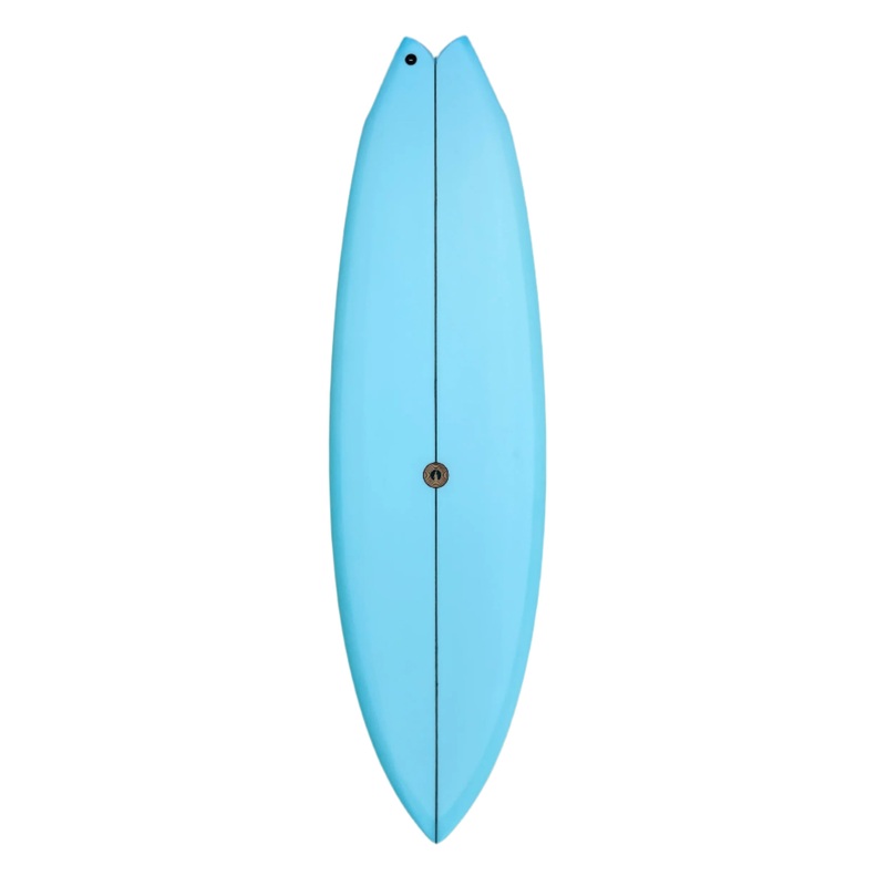 ALBUM TWINSMAN 6'4 RESIN BLUE TINTED SURFBOARD