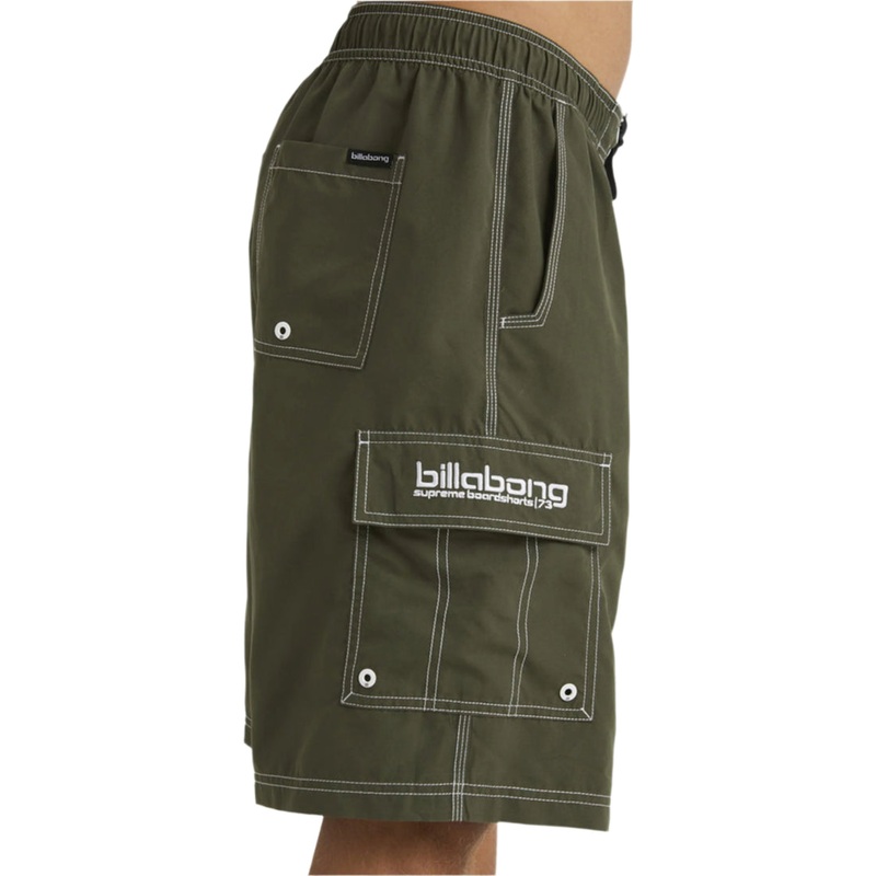 BILLABONG THROW ON BOARDSHORT DARK MILITARY