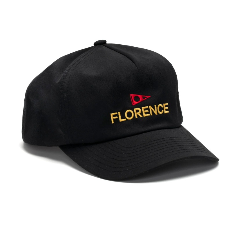 FLORENCE LOGO TWILL HAT BLACK