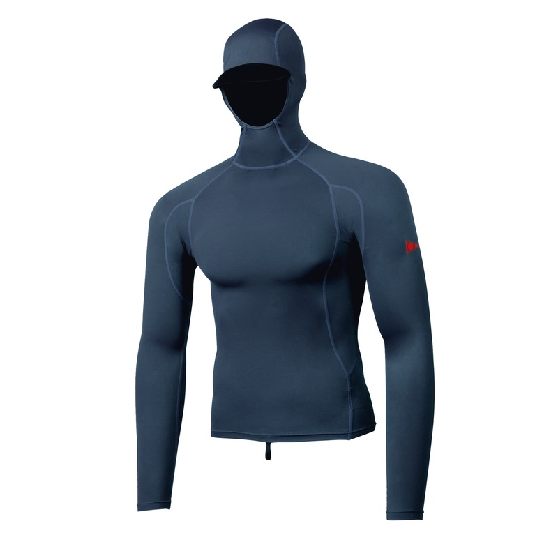 FLORENCE STANDARD ISSUE LONG SLEEVE HOODED RASH GUARD NAVY
